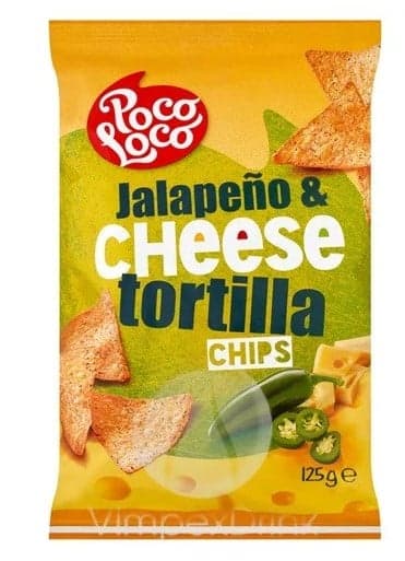 Poco Loco Tortilla chips jalapeno-sajt ízű
