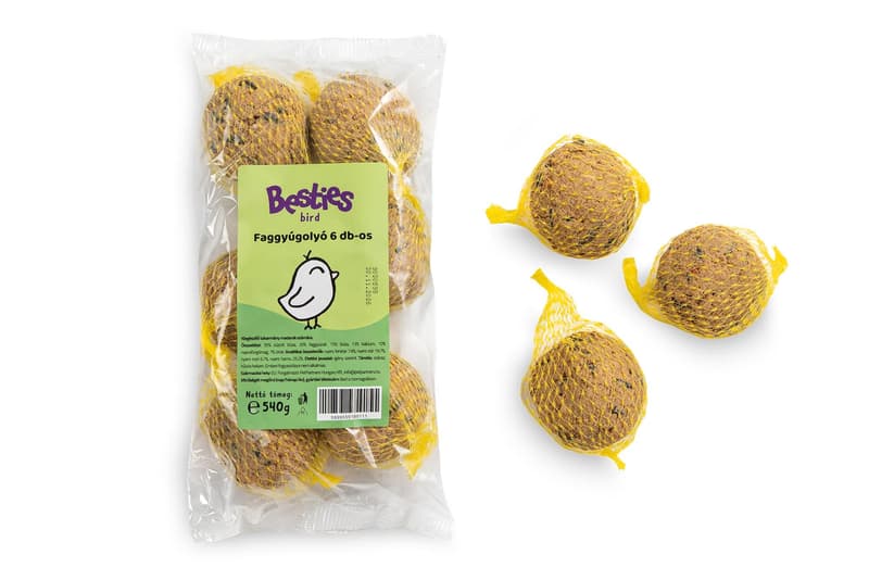 Besties faggyúgolyók vadmadarak részére (6 db)