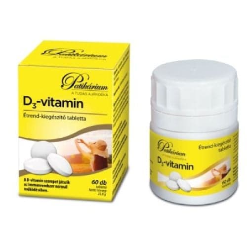 Patikárium D3-vitamin tabletta 60x