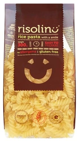 Risolino gluténmentes rizstészta fusilli