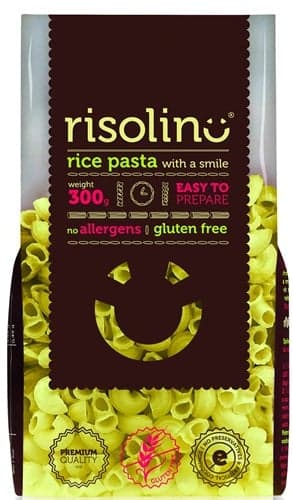 Risolino gluténmentes rizstészta szarvacska