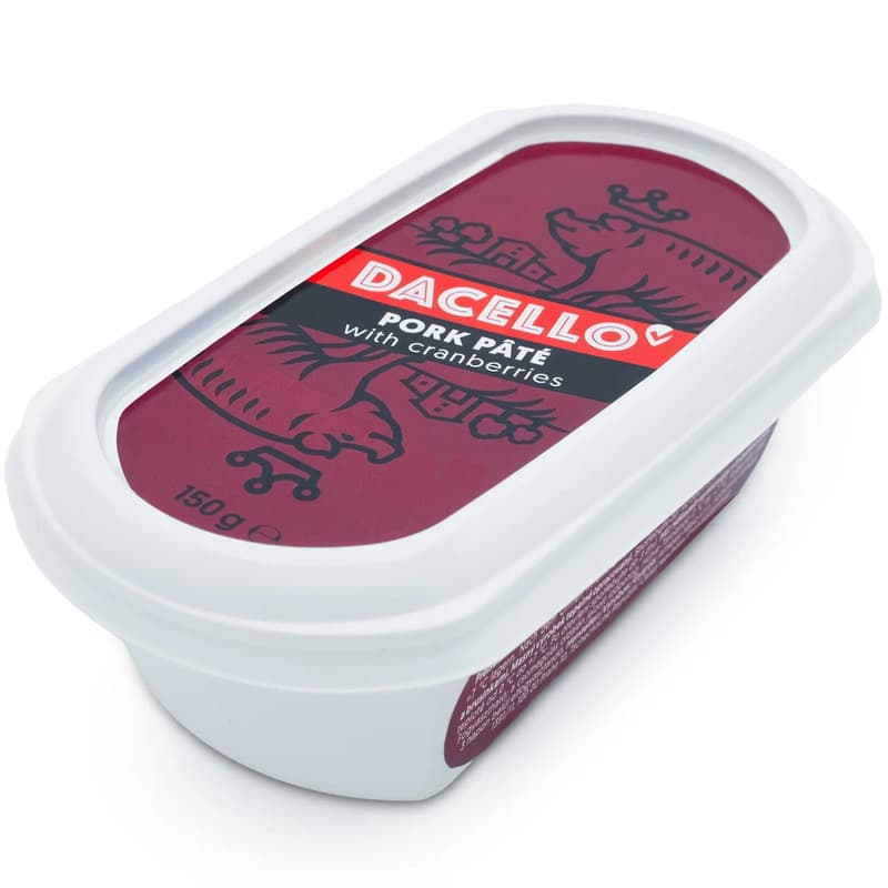 Dacello sertés pástétom vörösáfonyával