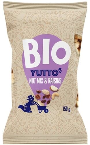 Yutto BIO Dió- és mazsolakeverék