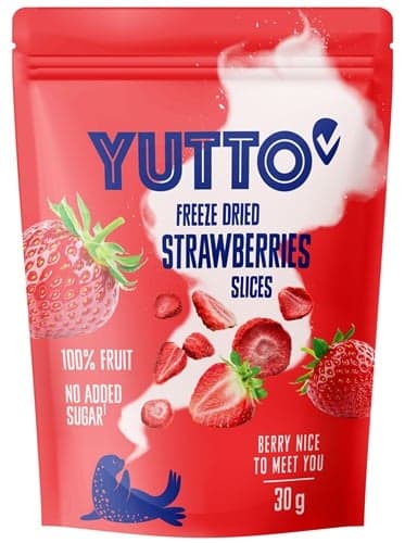 Yutto Freeze-dried strawberry slices