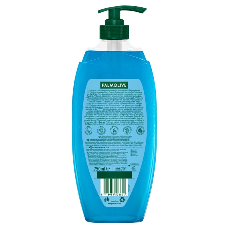 Palmolive Thermal Spa Mineral Massage pumpás tusfürdő