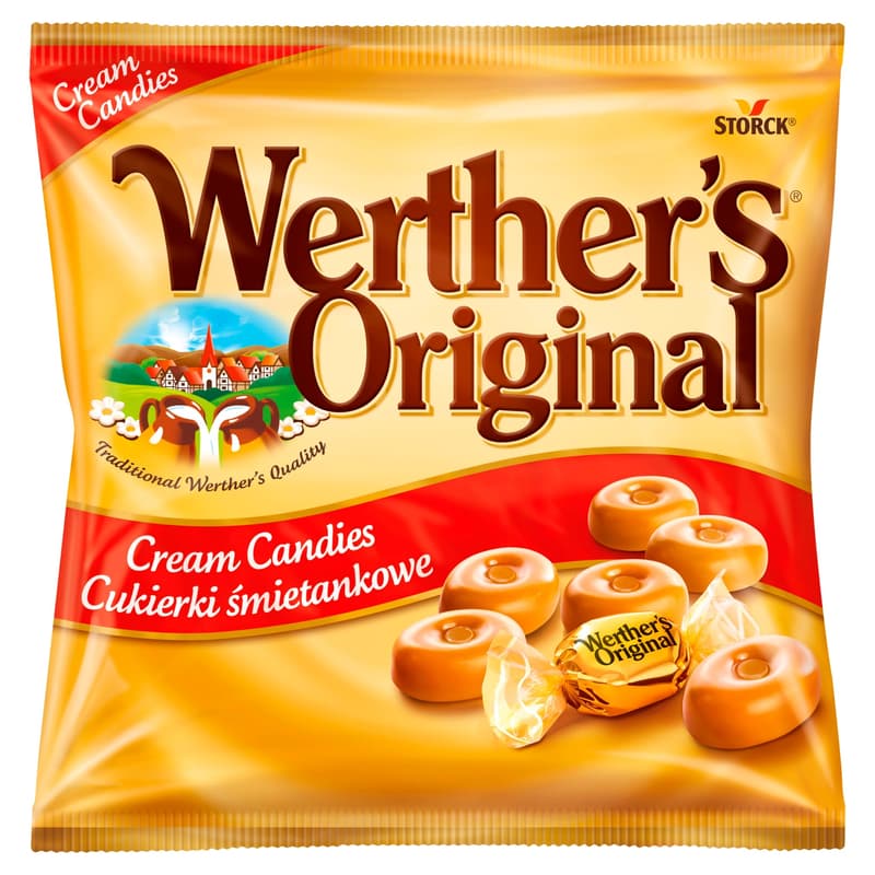 Werther's Original tejszínes töltetlen keménycukorka