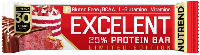 NUTREND Excelent Protein bar 85g Strawberry Cake
