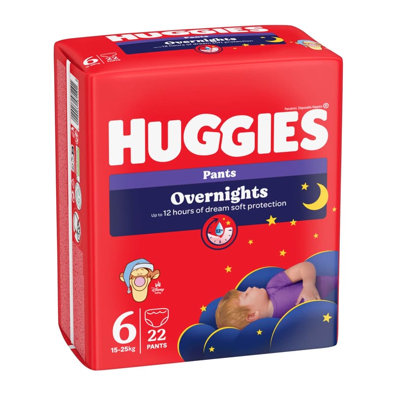 Huggies Pant (6) Overnight Lullaby 22pcs