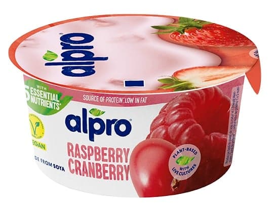 Alpro Málnás vörösáfonyás szójagurt