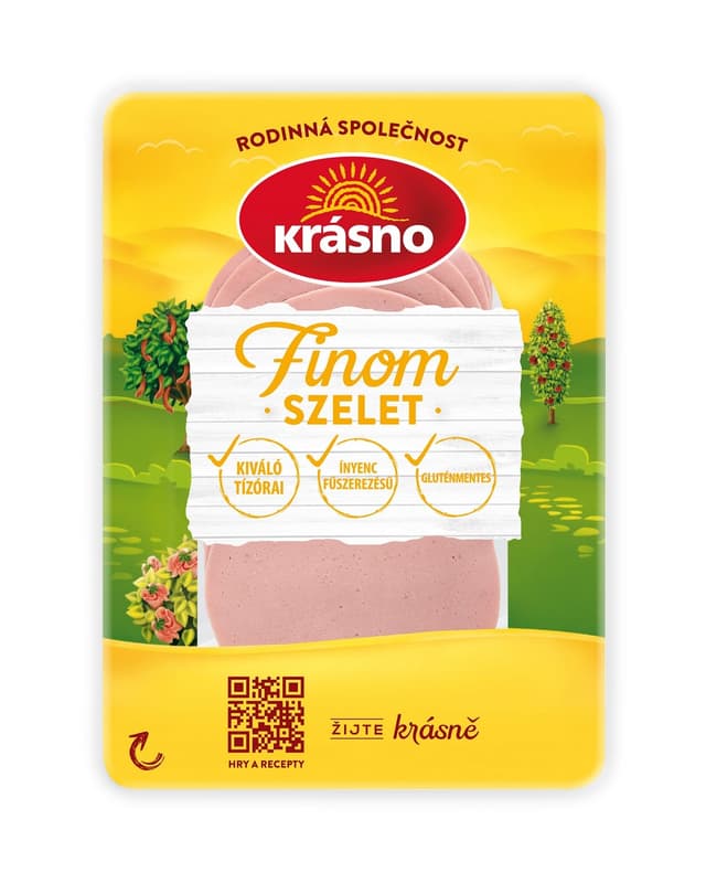 Krasno Finom szelet, szeletelt