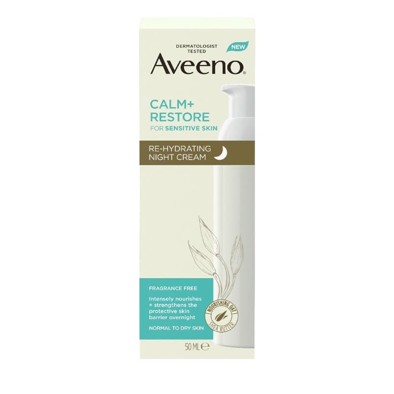 Aveeno Calm+ Restore Moisturizing Night Cream 50ml