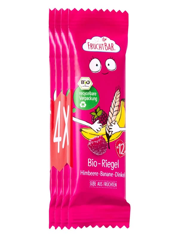 Fruchtbar BIO Tönköly zabszelet - Málna · Banán 12hónapos kortól (4x23g)