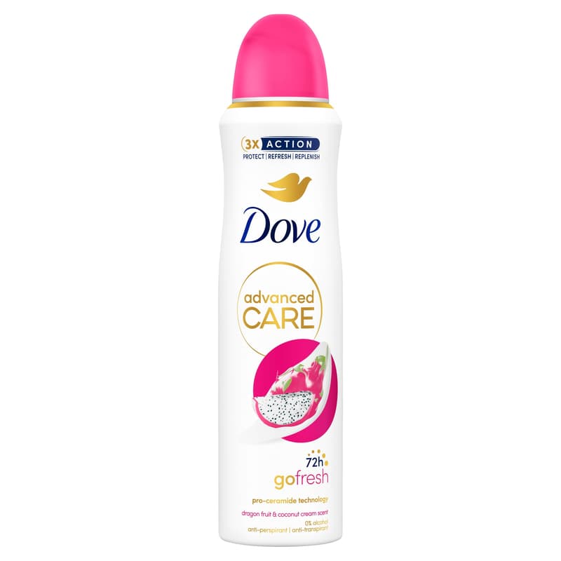 Dove Go Fresh Dragon Fruit and Coconut Antiperspirant Spray