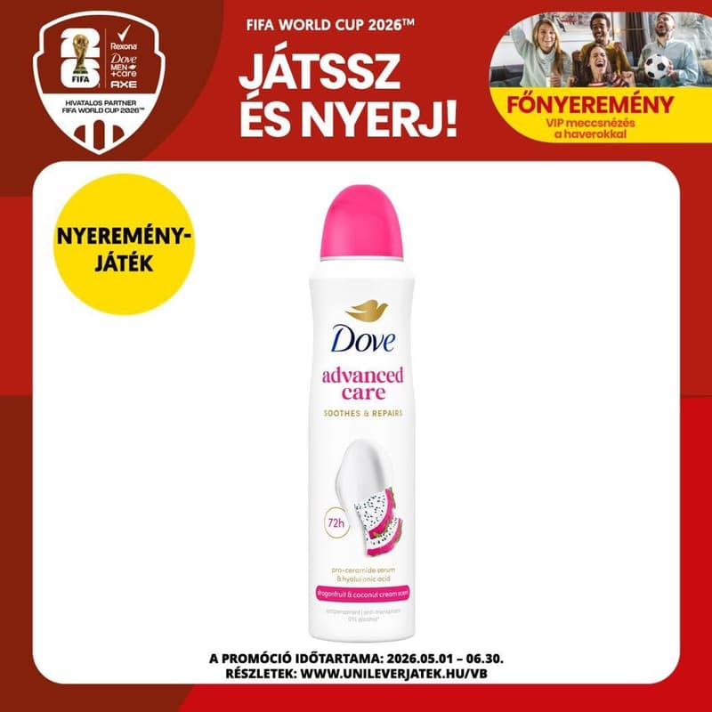 Dove Go Fresh Dragon Fruit and Coconut Antiperspirant Spray