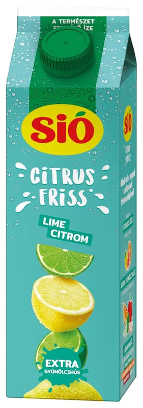 Sió CitrusFresh lime-lemon drink with fruit flesh