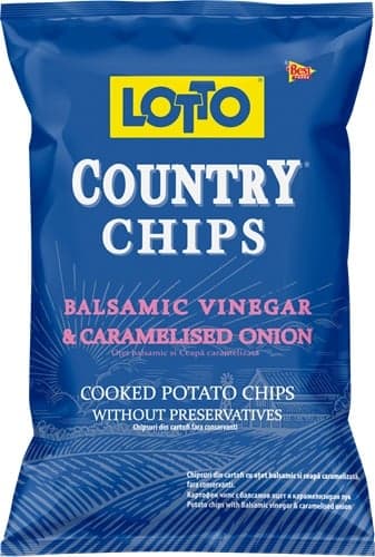 Country chips balsamic vinegar & caramelised onion