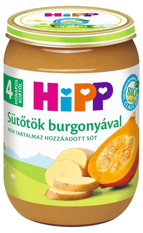 Hipp BIO Pumpkin with Potatoes, from 4 months
