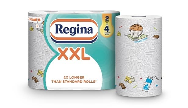 Regina XXL 2 tekercses, 2 rétegű, mintás papírtörlő