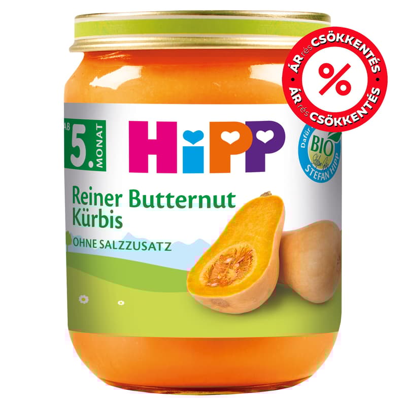 Hipp Sütőtök, 4 hónapos kortól