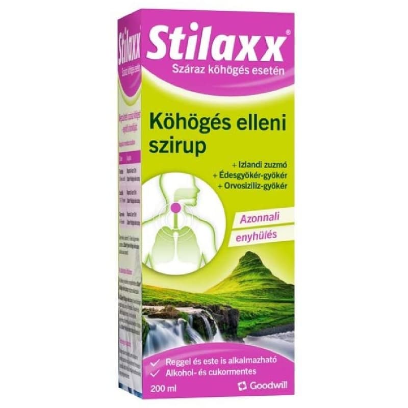 Stilaxx szirup köhögés ellen 200ml