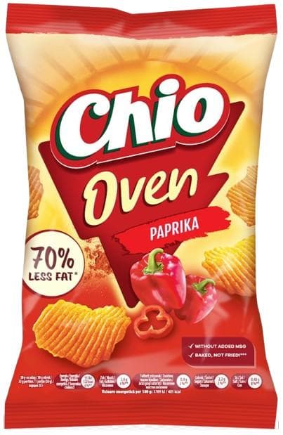 Chio Oven Kemencében sütött paprika ízű burgonyachips