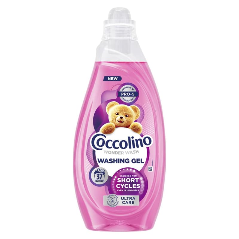 Coccolino Wonder Wash mosószer gyors mosáshoz, Ultra Care, 37 mosás, 1.48 l