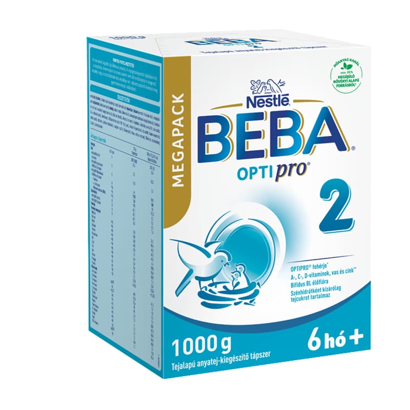 Beba Optipro 2 milk-based follow-on formula from 6 months 2 x 500 g