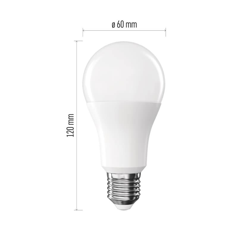EMOS LED izzó Classic A60 / E27 / 13 W (100 W) / 1521 lm / Természetes fehér