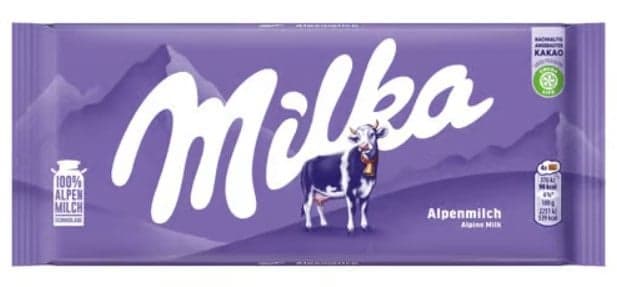 Milka alpesi tejcsokoládé