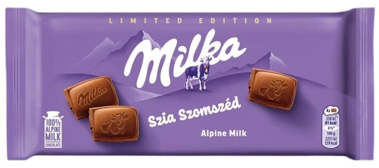 Milka alpesi tejcsokoládé