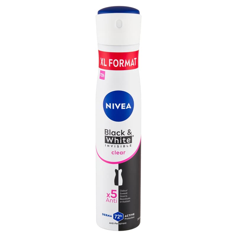 NIVEA Deo spray Black & White Invisible Clear