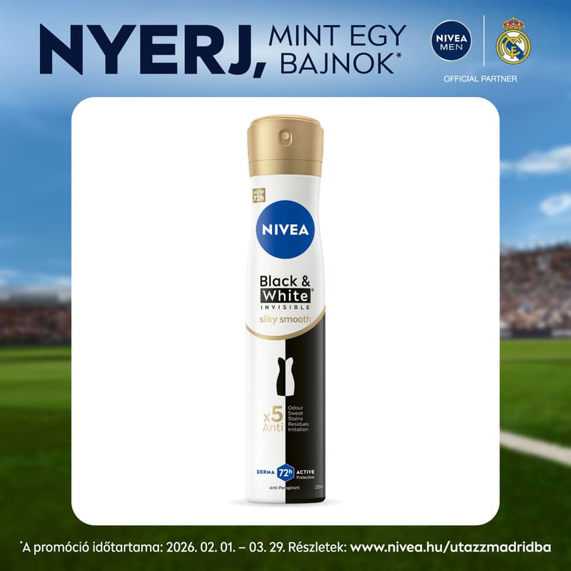 NIVEA Deo spray Black & White Invisible Silky Smooth