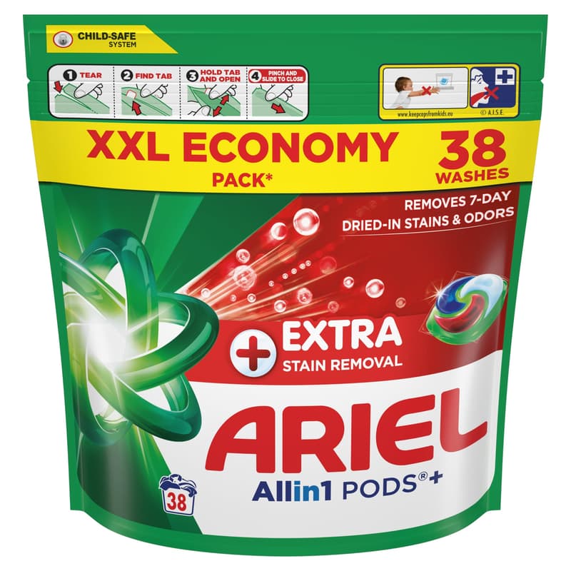 Ariel PODS+ Mosókapszula Extra Clean 38 db