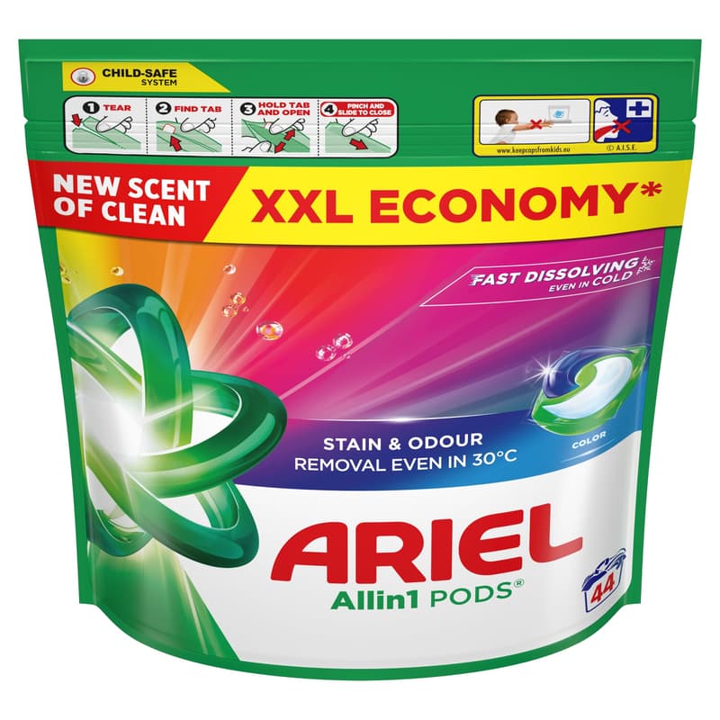 Ariel Liquid Tabs Color Fresh 44CT
