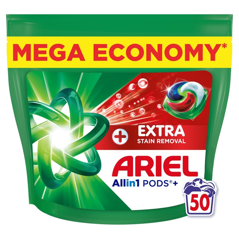 Ariel Liquid Tabs Extra Hygiene 50CT