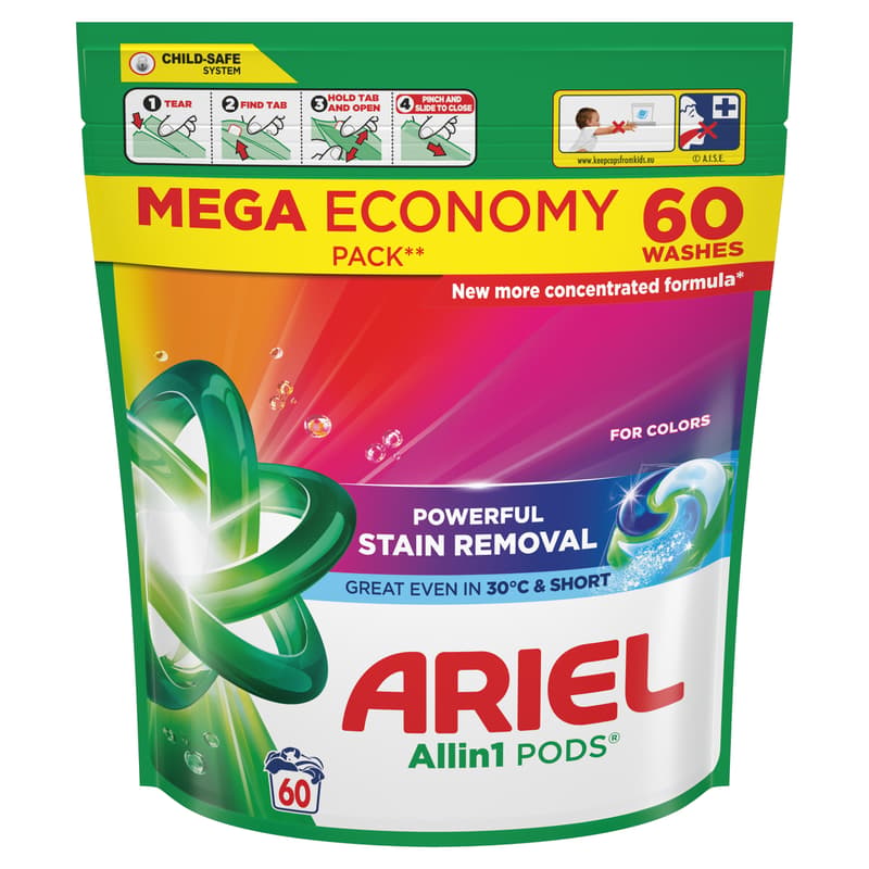 Ariel All-in-1 PODS Mosókapszula Color 60 db