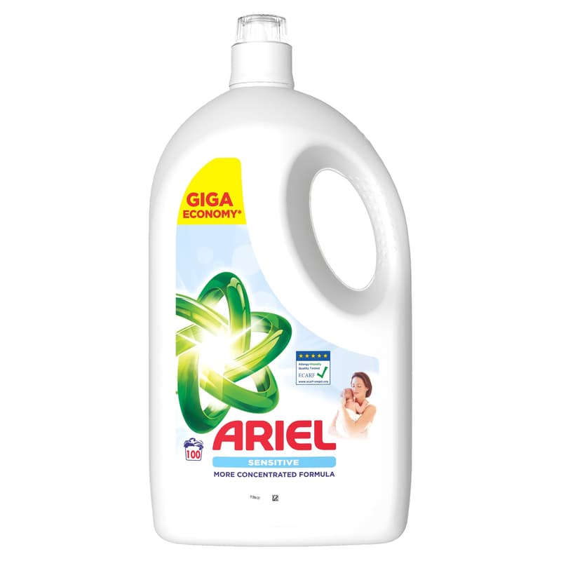 Ariel Folyékony mosószer Sensitive , 4.5 l