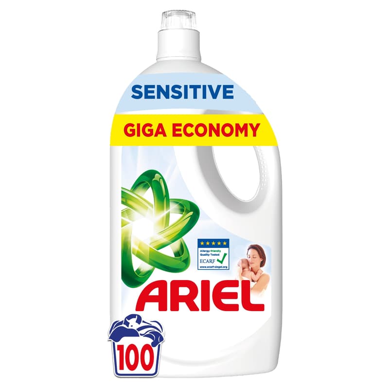 Ariel Folyékony mosószer Sensitive , 4.5 l