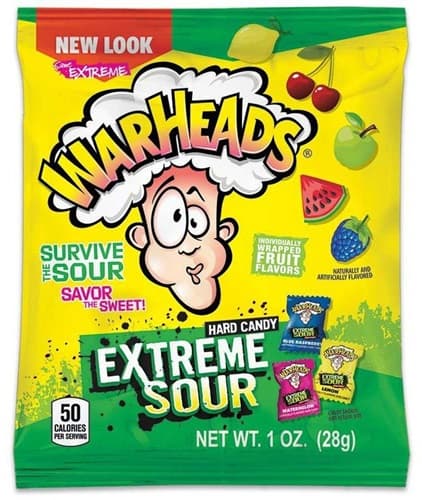 Warheads Extreme Sour hard candy selection