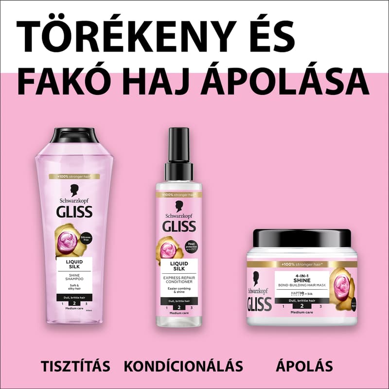 Gliss jar pack Shine (Liquid silk)