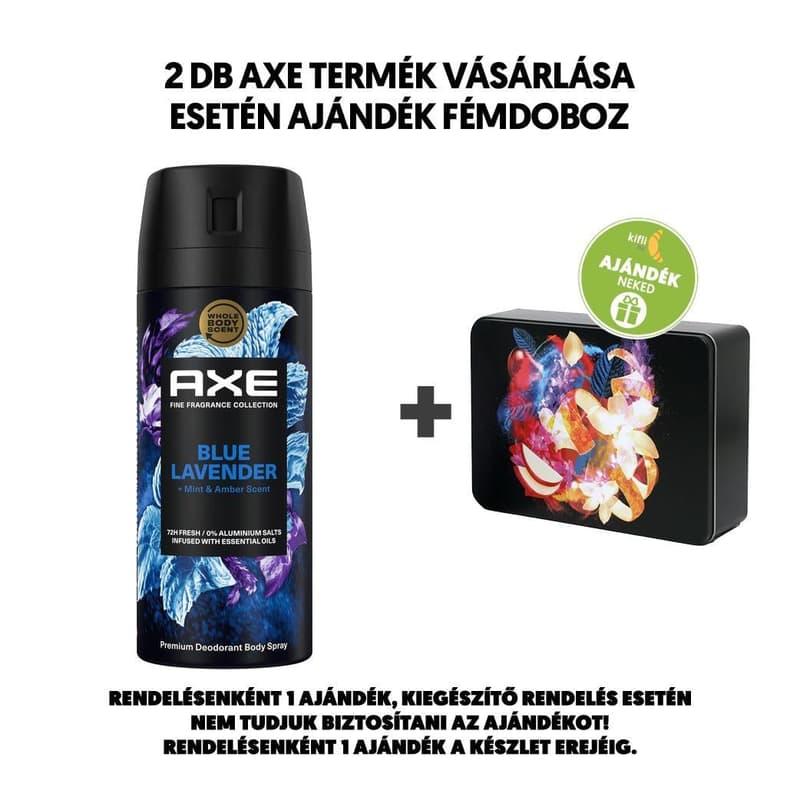 AXE Fine Fragrance Collection Blue Lavender dezodor, 150 ml