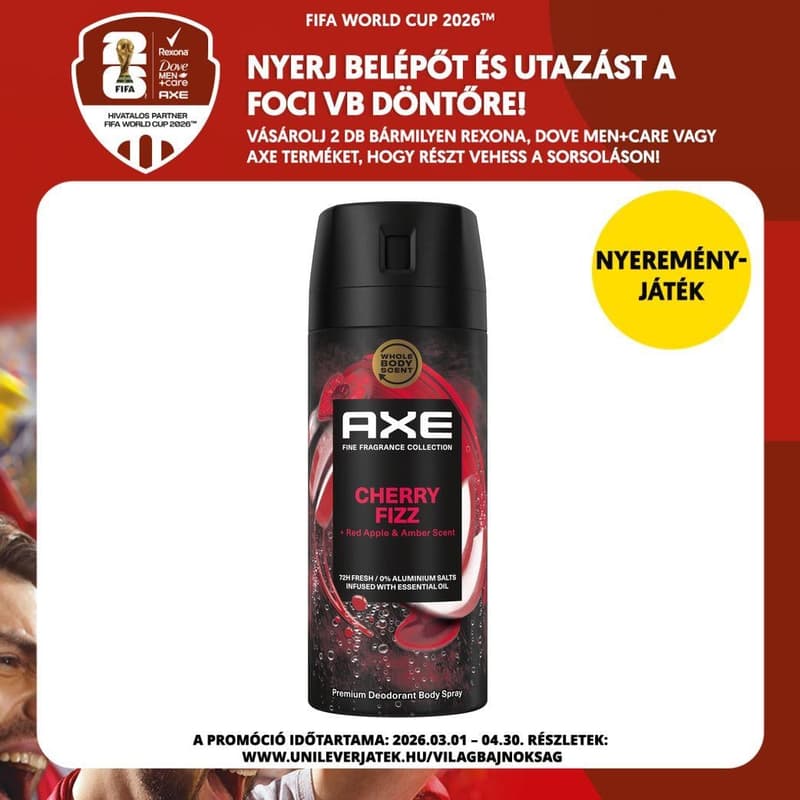 Axe Fine Fragrance Collection deodorant Cherry Fizz