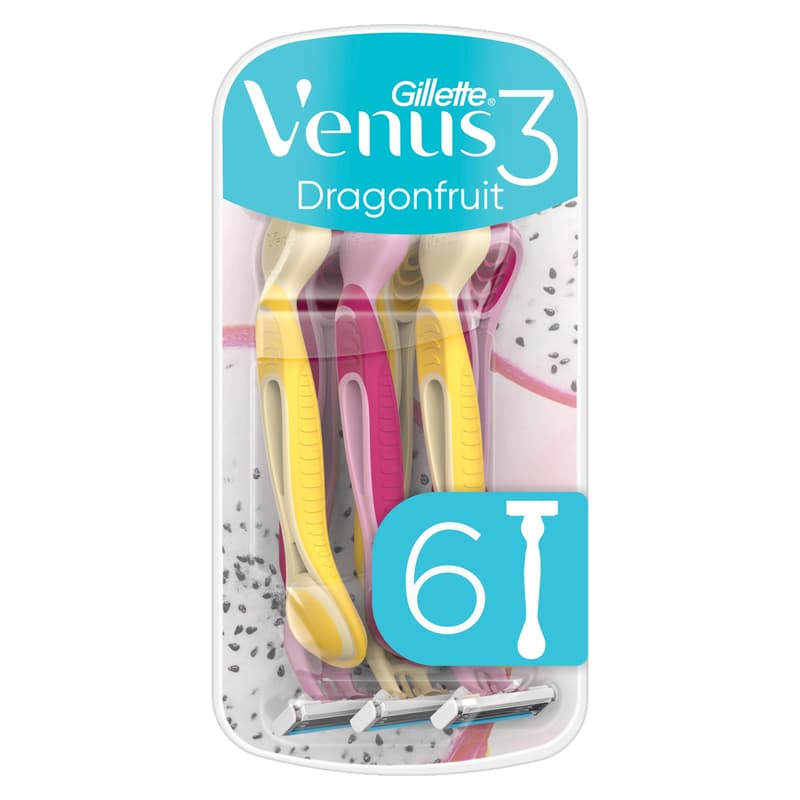 Gillette Venus 3 Dragonfruit Eldobható Borotva