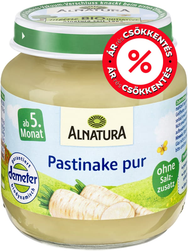 Alnatura Bio paszternákpüré 5 hónapos kortól