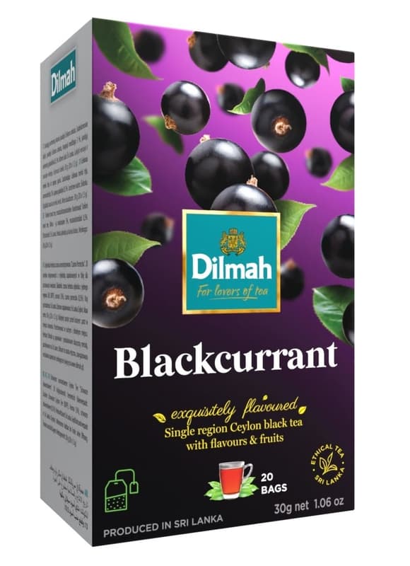 Dilmah Blackcurrant Black Tea 30g