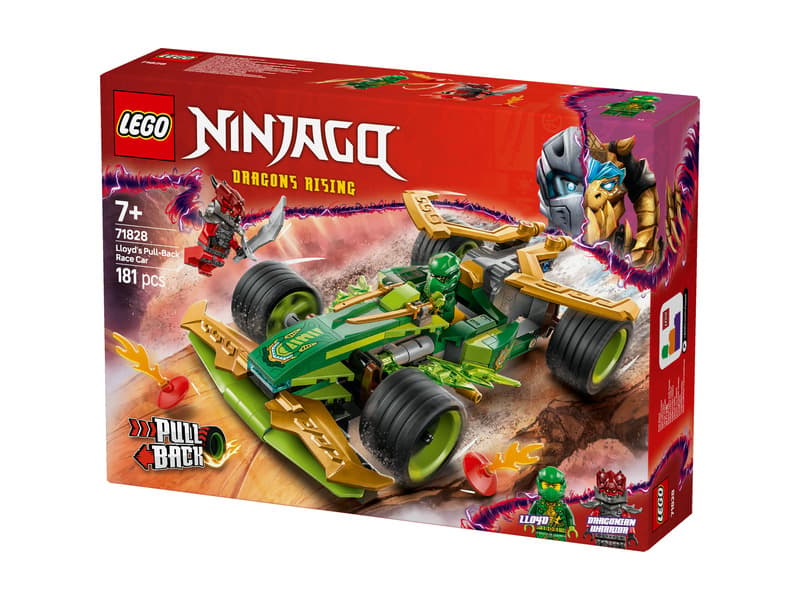 LEGO NINJAGO 71828 Lloyd hátrahúzhatós versenyautó