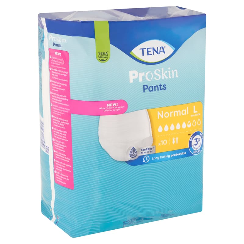 Tena Proskin Pants inkontinence pant, large 10 pcs