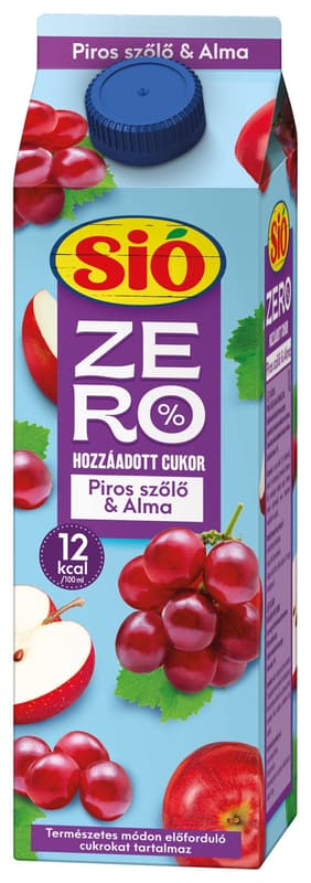 SIÓ ZERO Piros szőlő - Alma gyümölcsital