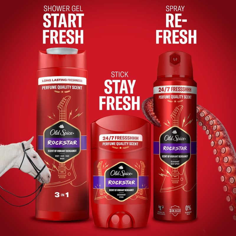 Old Spice Deodorant Stick Rockstar 65ML