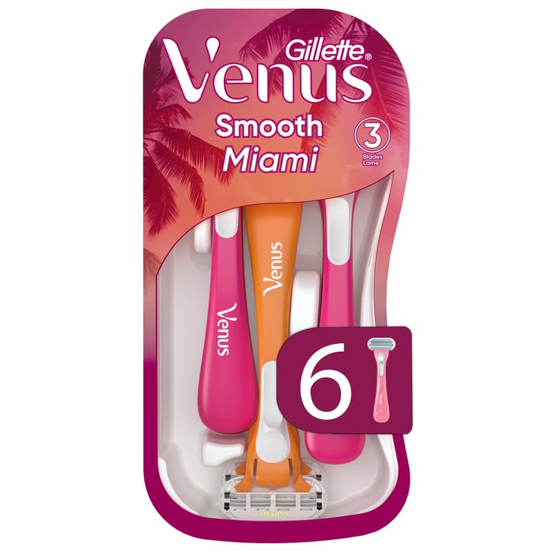 Gillette Venus Smooth Miami Eldobható Borotva